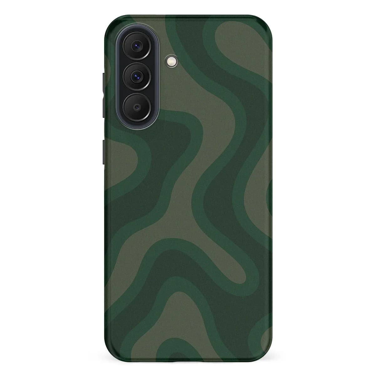 Curvy Lines - Evergreen Drift - Green for Galaxy A37