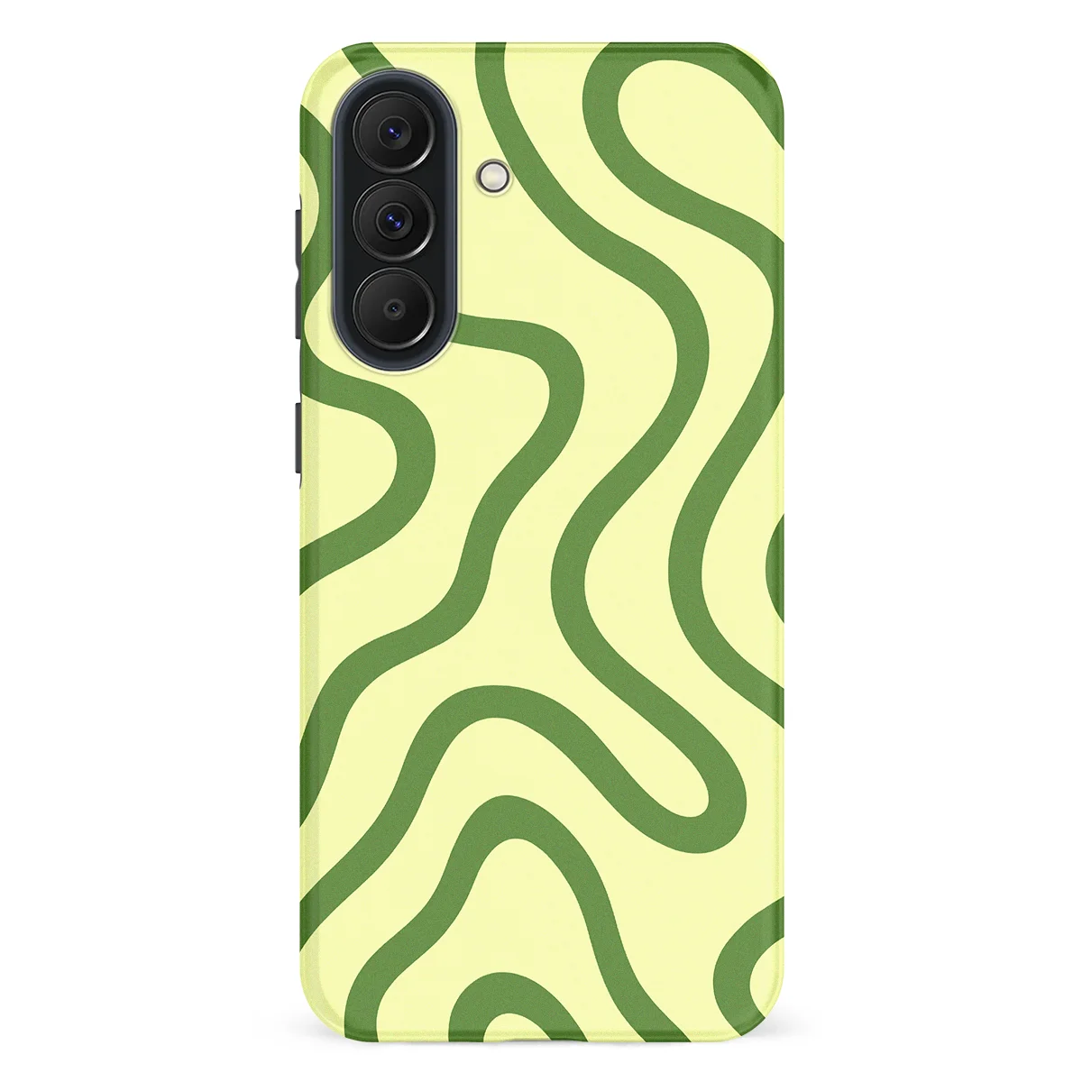 Curvy Lines - Leaf Loop - Green case for Galaxy A37 - Image 1