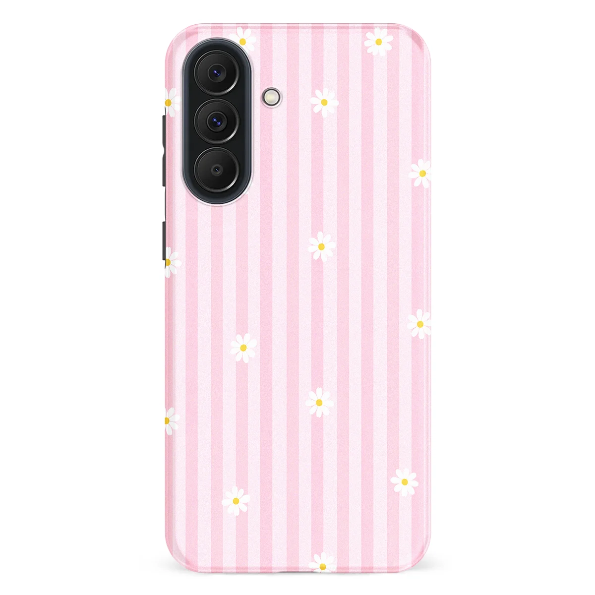 Happy Stripes - Daisy Blush - Pink case for Galaxy A37 - Image 1
