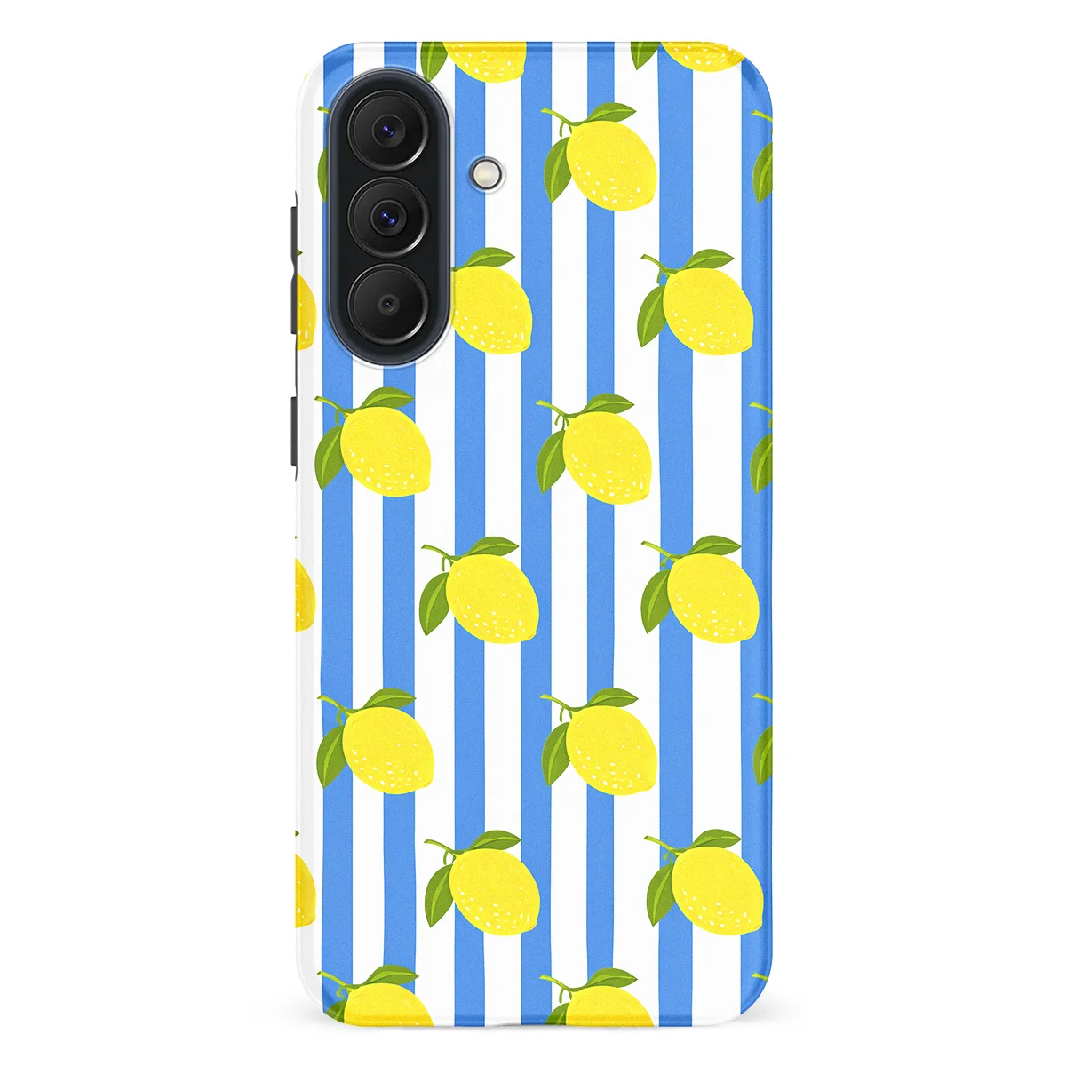 Happy Stripes - Limoncello Blue - Blue/Yellow/Multicolor case for Galaxy A37 - Image 1