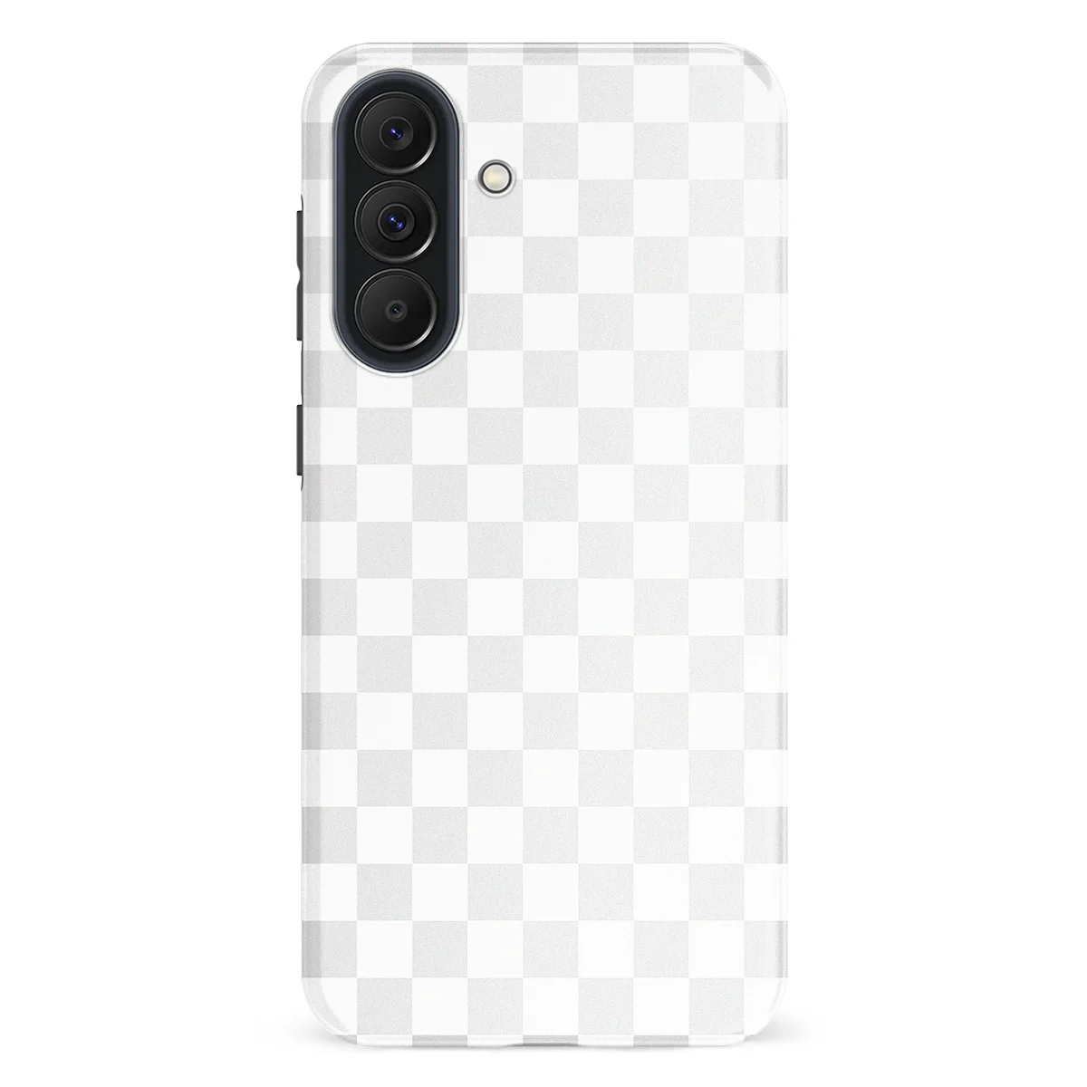 Tiny Squares - Ivory Squares - White/Grey case for Galaxy A37 - Image 1