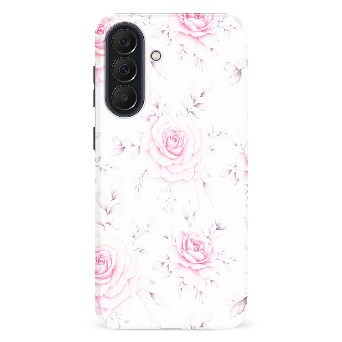 Watercolor Flowers - Rose Romance - Pink/Multicolor case for Galaxy A37 - Image 1