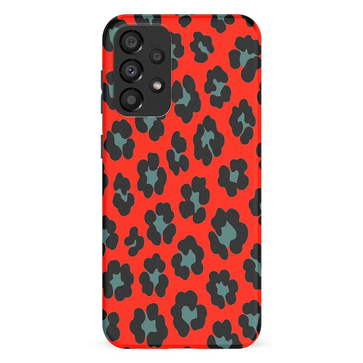 Animals - Jungle Blaze - Red/Blue case for Galaxy A53 - Image 1