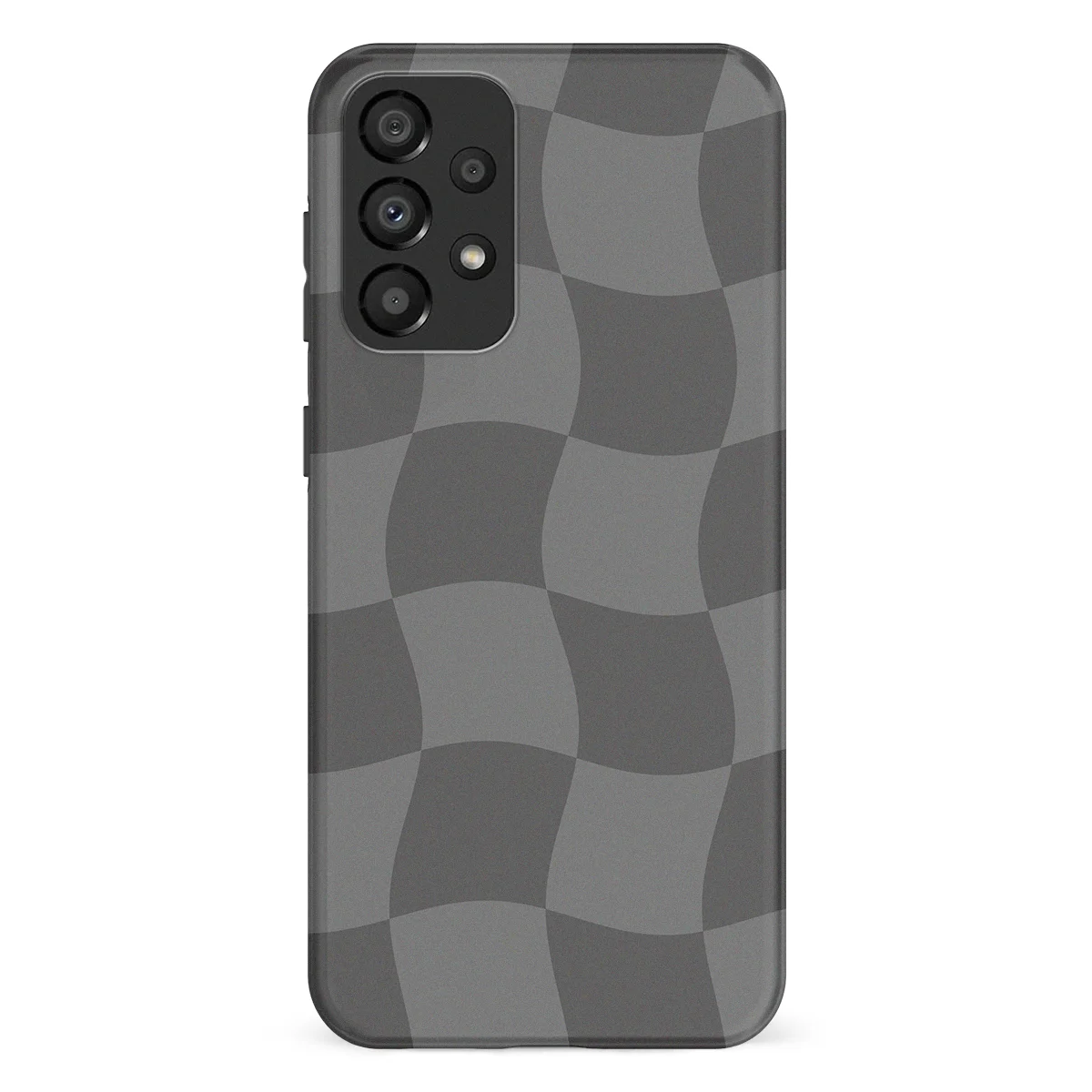 Checkered Warp - Grey Motion - Grey case for Galaxy A53 - Image 1
