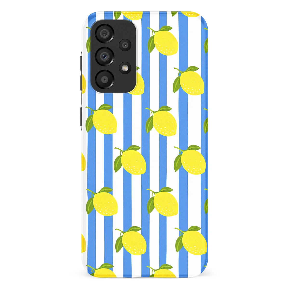 Happy Stripes - Limoncello Blue - Blue/Yellow/Multicolor case for Galaxy A53 - Image 1
