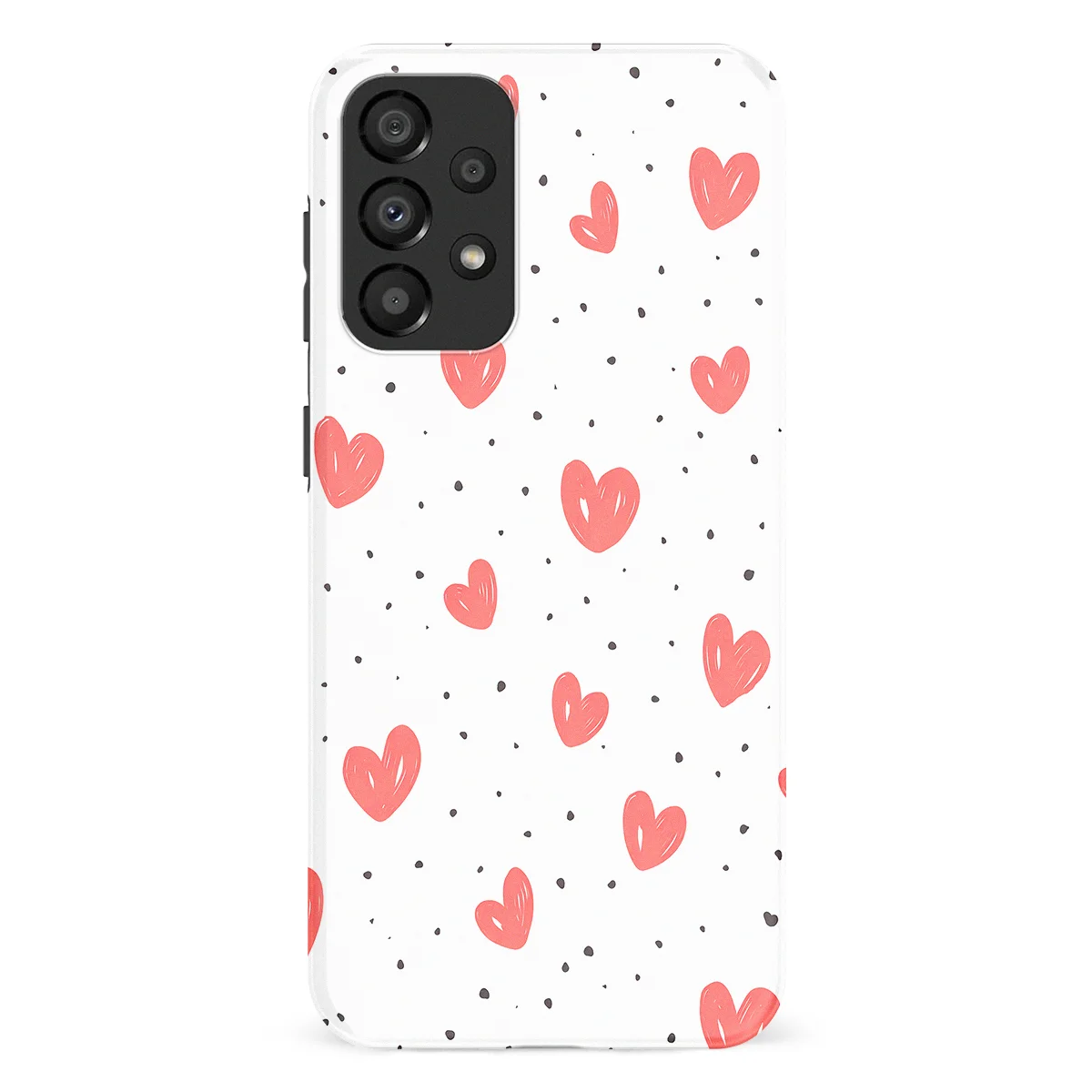 Little Love - Cherry Hearts - White/Red/Multicolor case for Galaxy A53 - Image 1