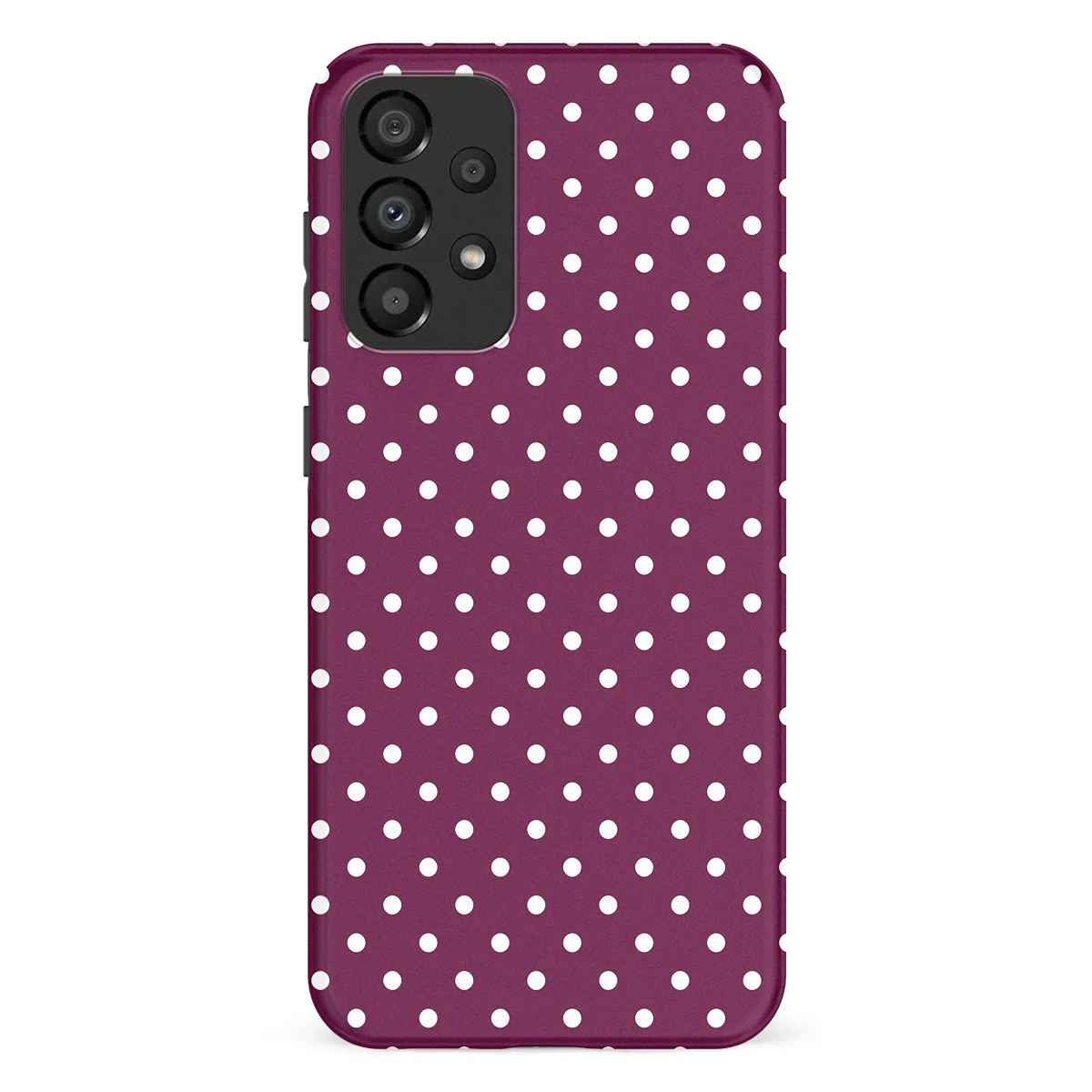 Polka Dots - Purple Pop - Purple/White case for Galaxy A53 - Image 1