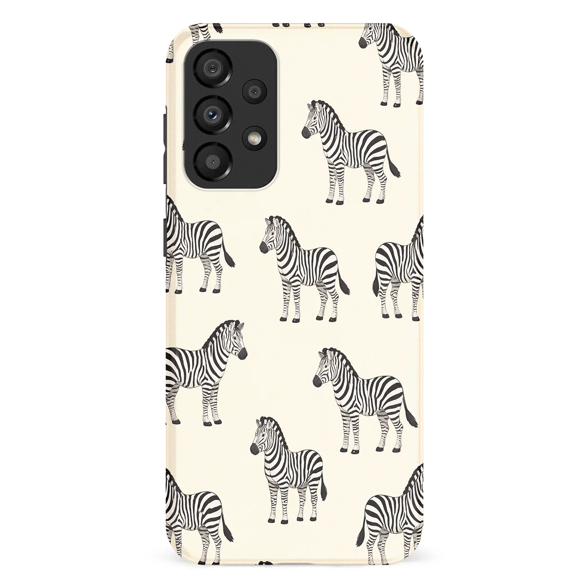Safari - Zebra - White/Black case for Galaxy A53 - Image 1