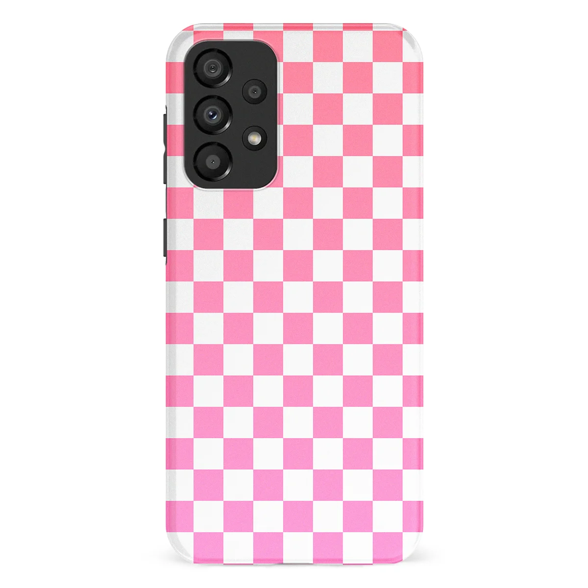 Tiny Squares - Pink Pop Grid - Pink/White/Multicolor case for Galaxy A53 - Image 1