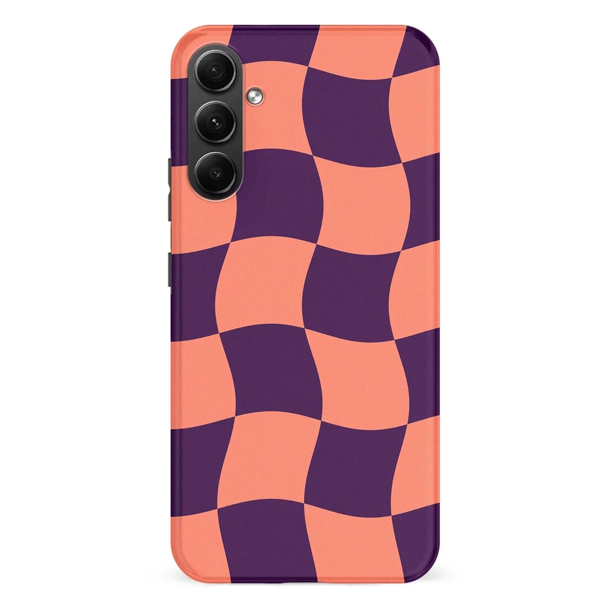 Checkered Warp - Check Flame - Purple/Pink/Multicolor for Galaxy A54