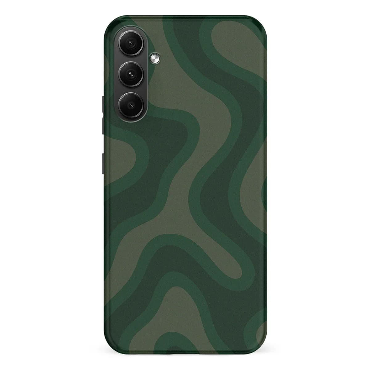 Curvy Lines - Evergreen Drift - Green for Galaxy A54