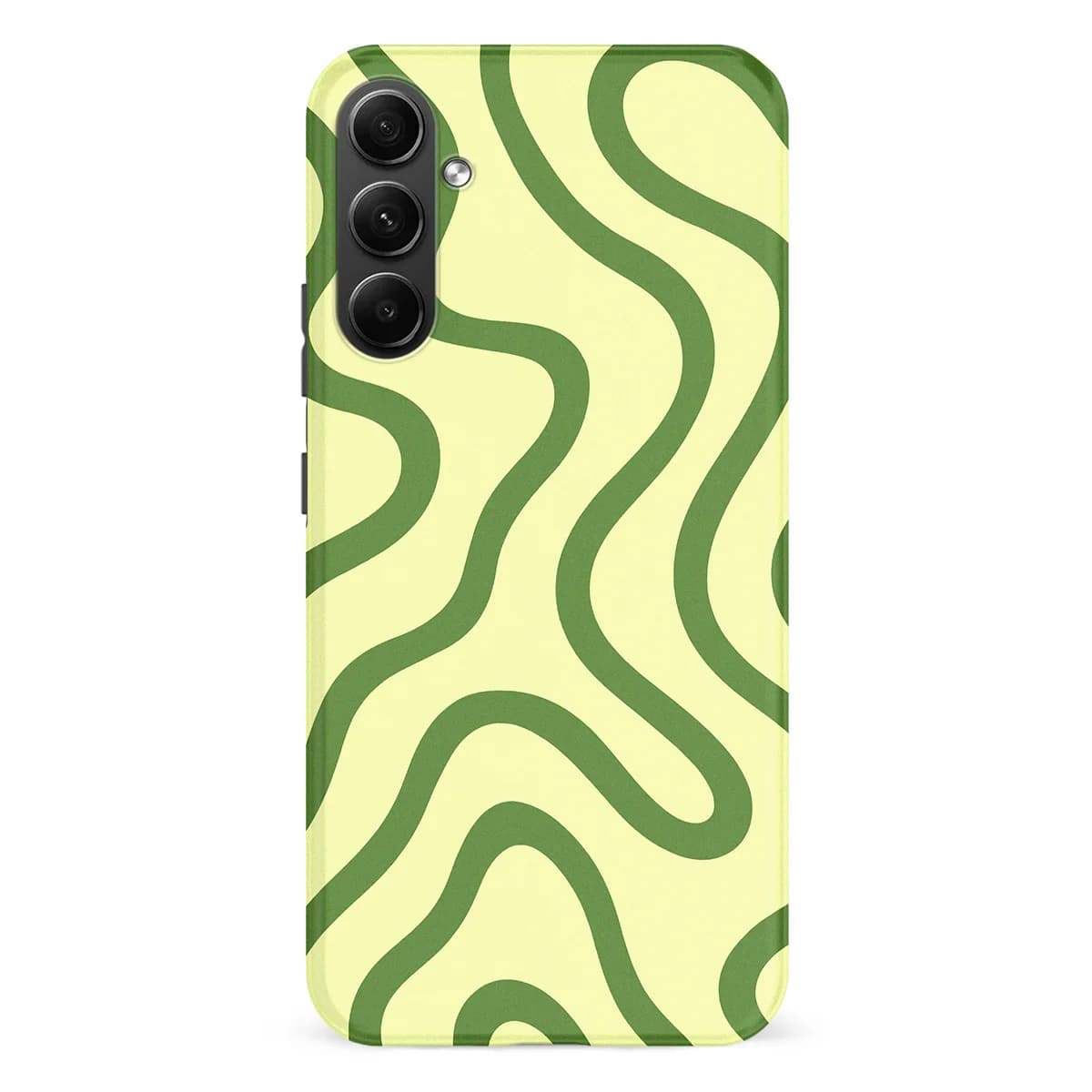 Curvy Lines - Leaf Loop - Green for Galaxy A54