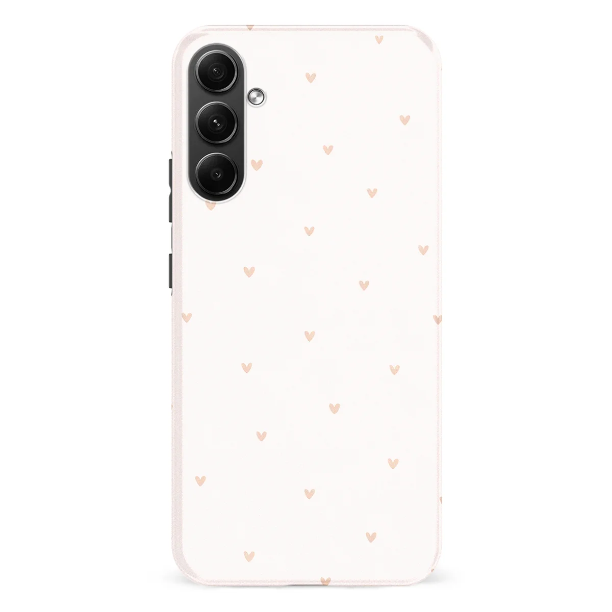Little Love - Sanded Hearts - Pink case for Galaxy A54 - Image 1