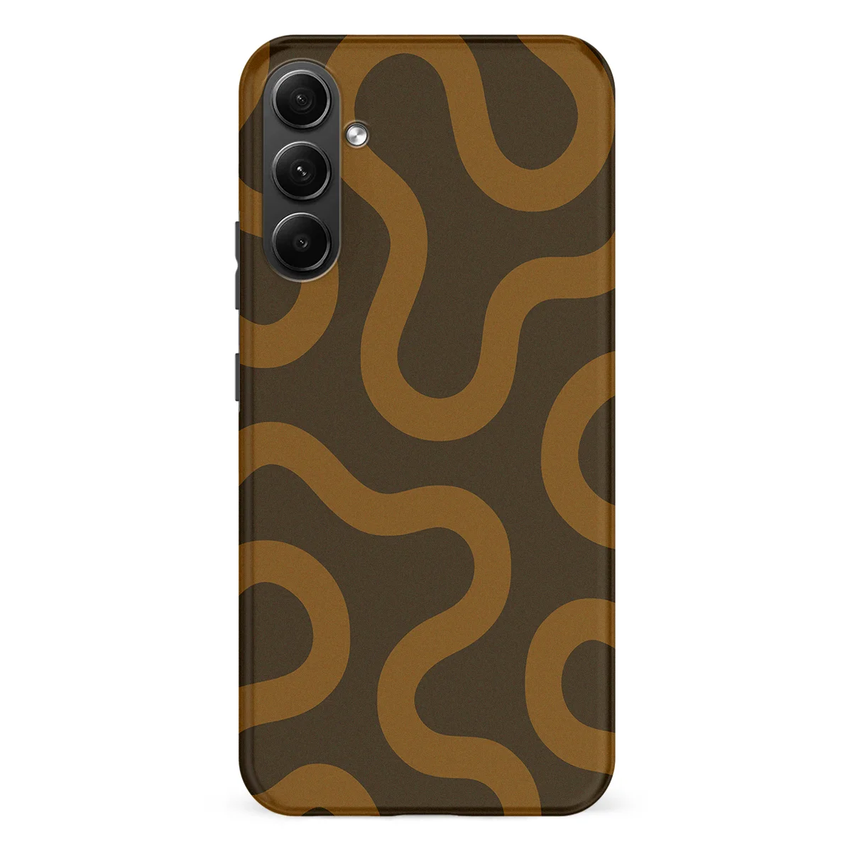 Motion Flow - Fluid Roots - Brown/Orange case for Galaxy A54 - Image 1