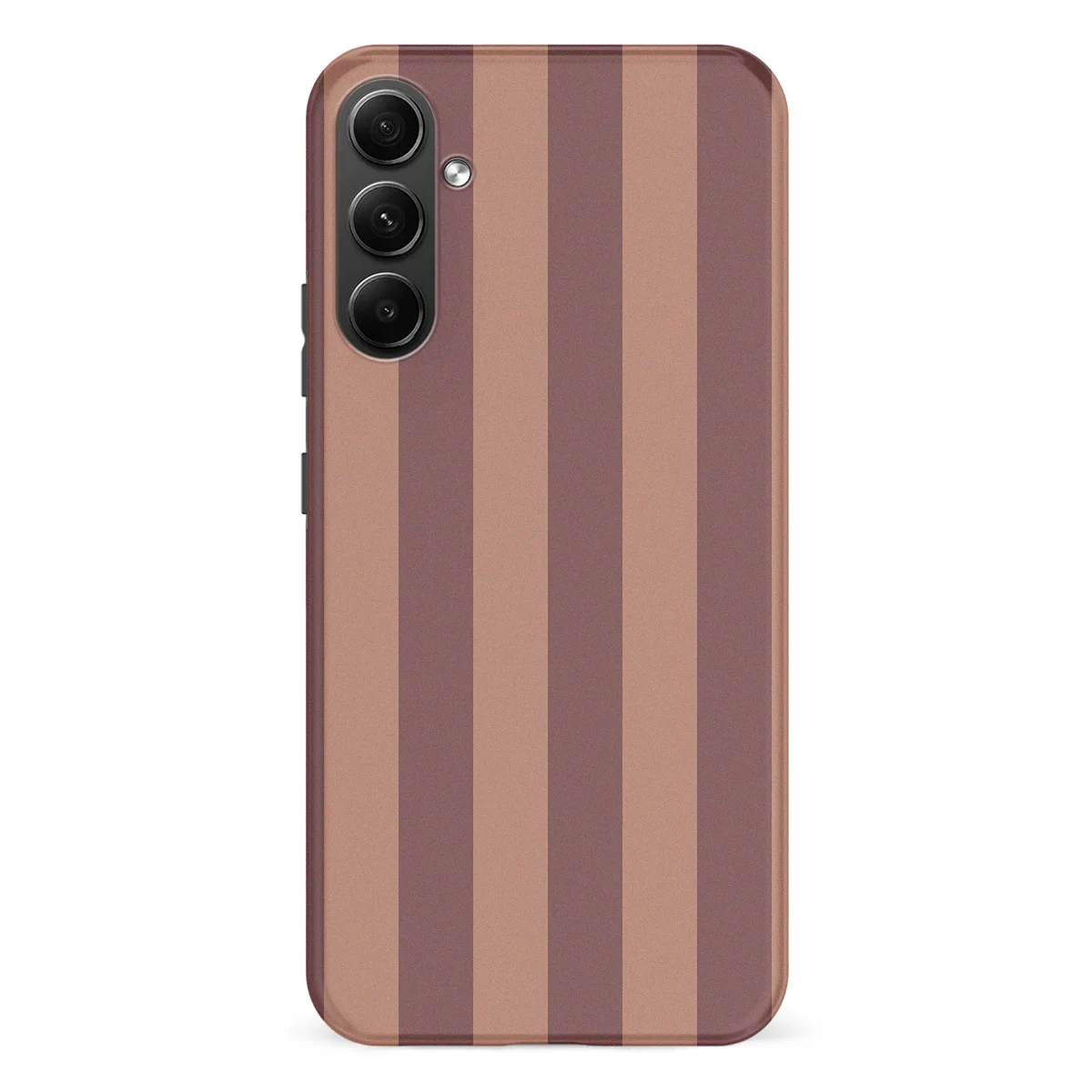 Stripes - Burgundy Rush - Purple/Brown/Multicolor case for Galaxy A54 - Image 1