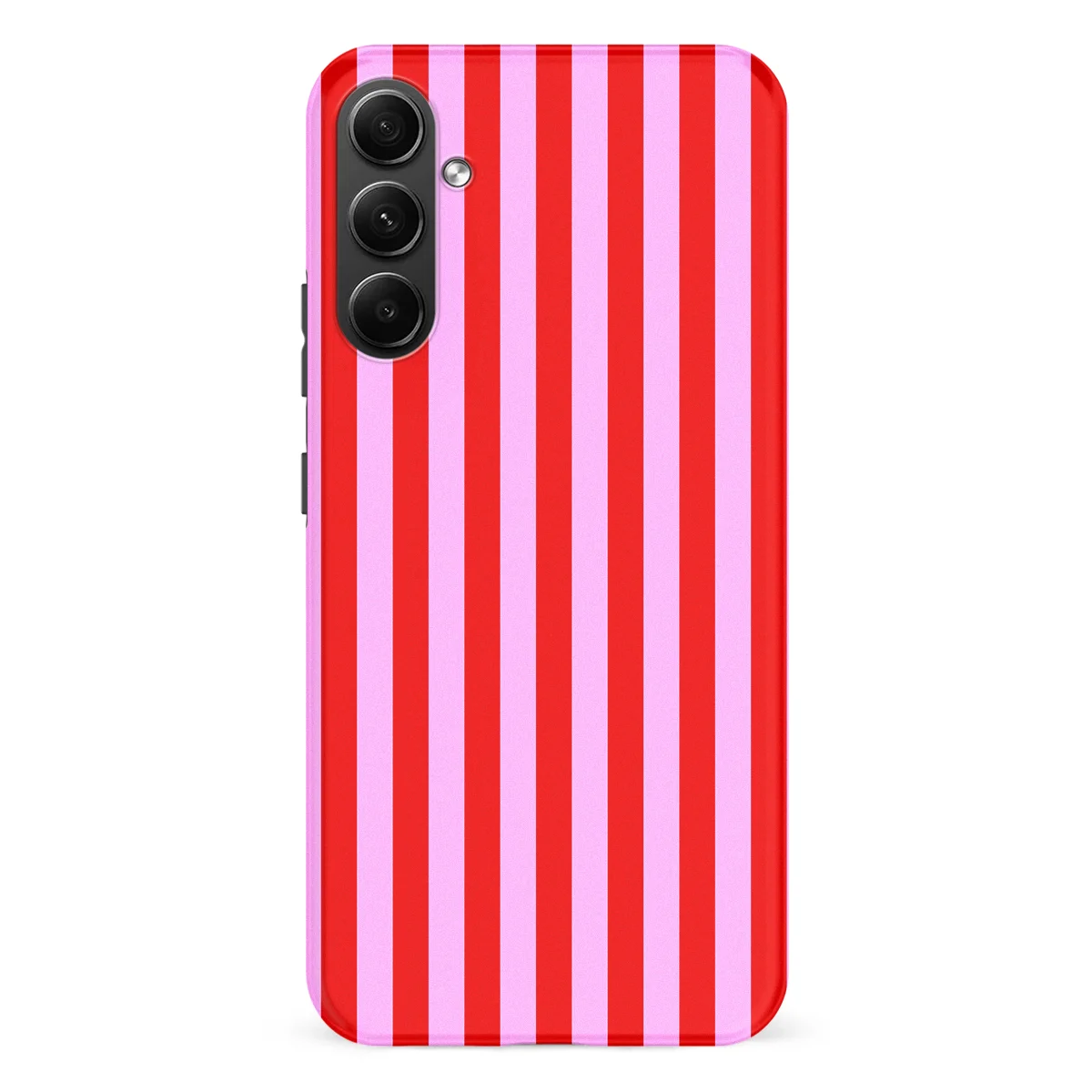Stripes - Candy Stripes - Red/Pink/Multicolor case for Galaxy A54 - Image 1