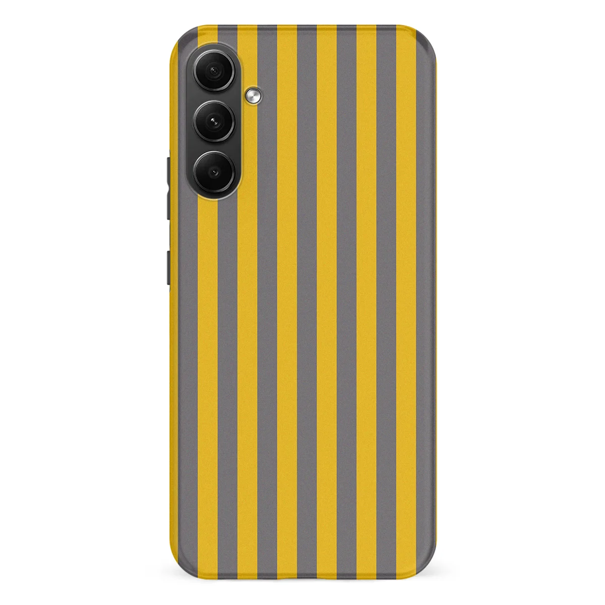 Stripes - Gravel Lane - Yellow/Grey/Multicolor case for Galaxy A54 - Image 1
