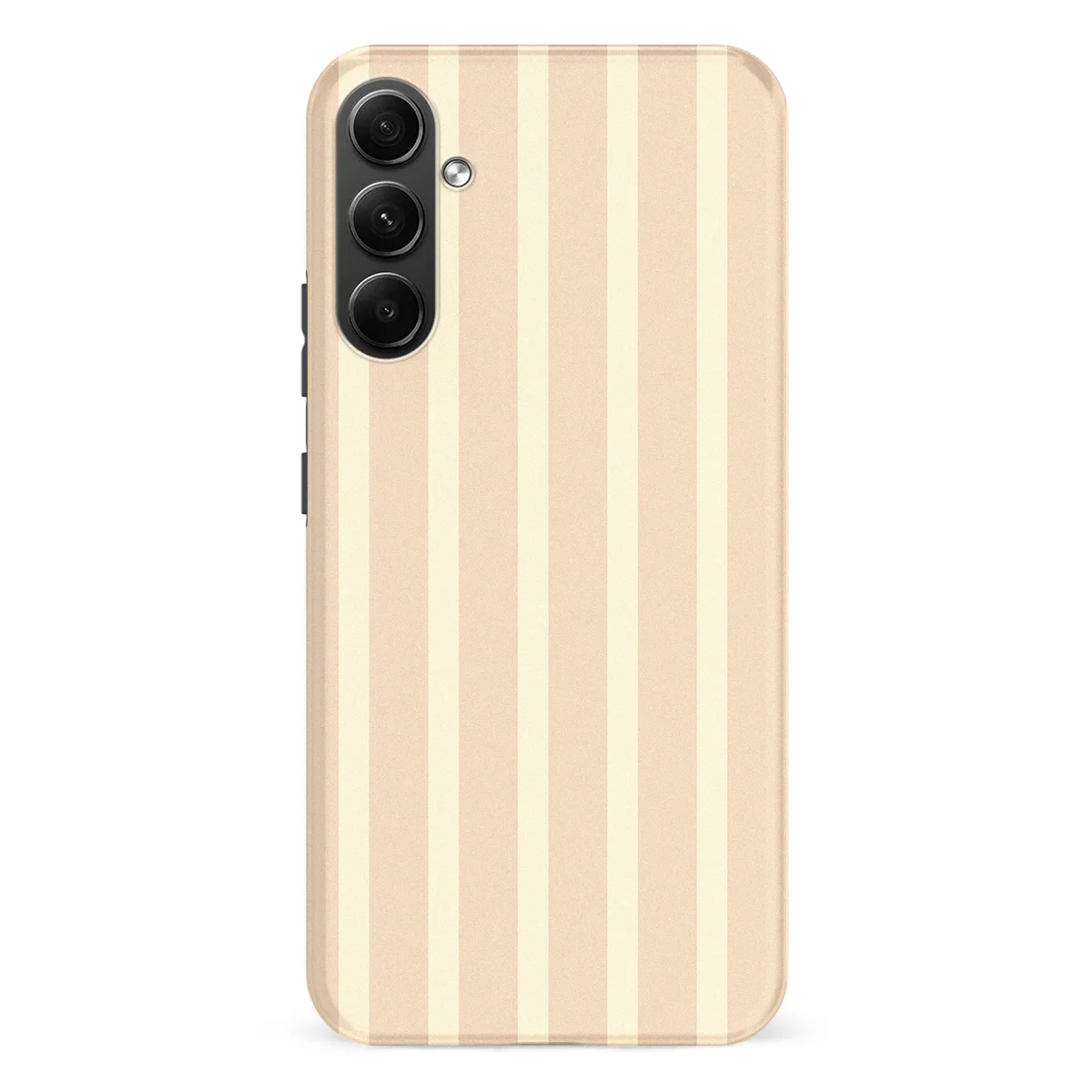 Stripes - Milk Blush - Pink/Beige case for Galaxy A54 - Image 1