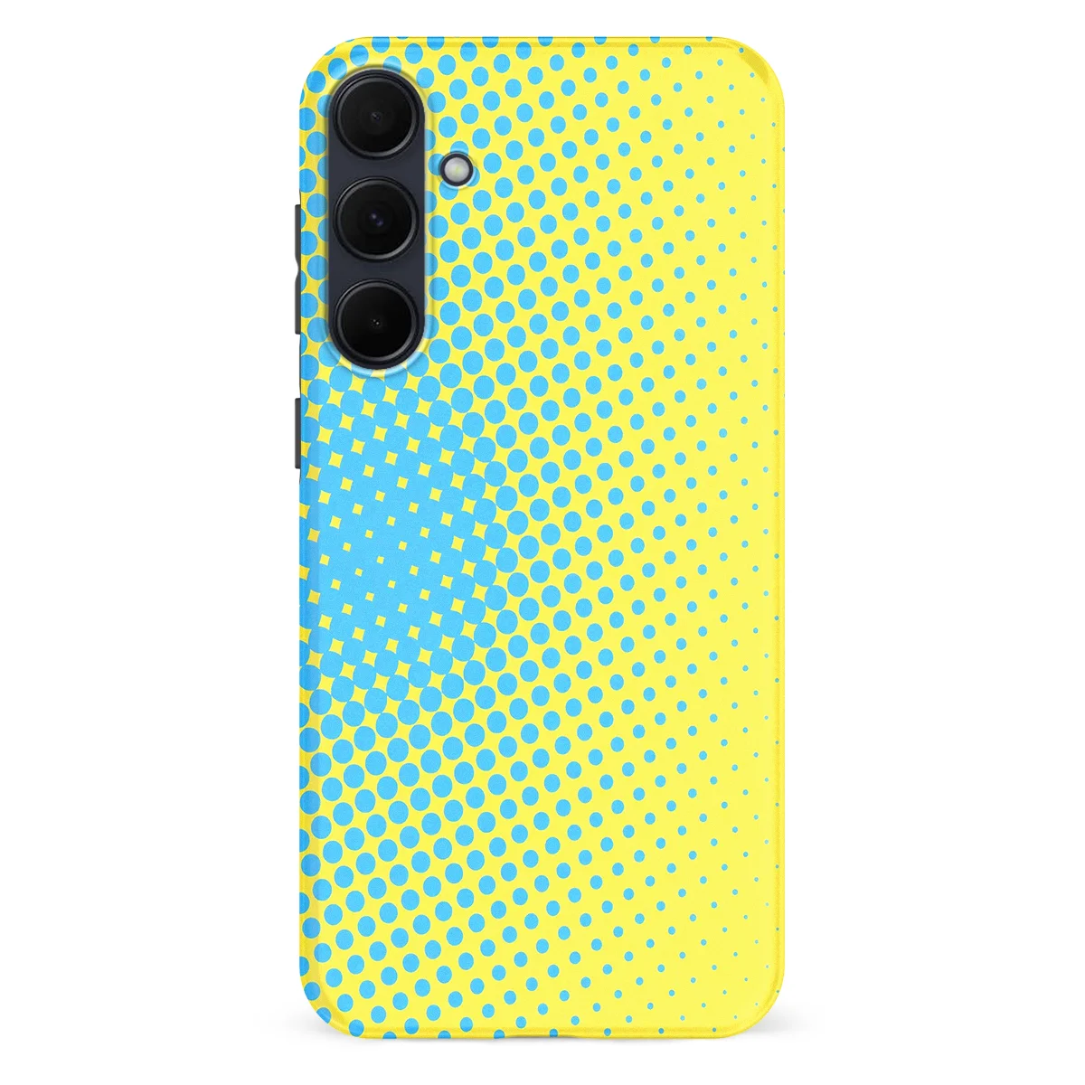 Color Burst - Lemon Pop - Yellow/Blue/Multicolor case for Galaxy A55 - Image 1