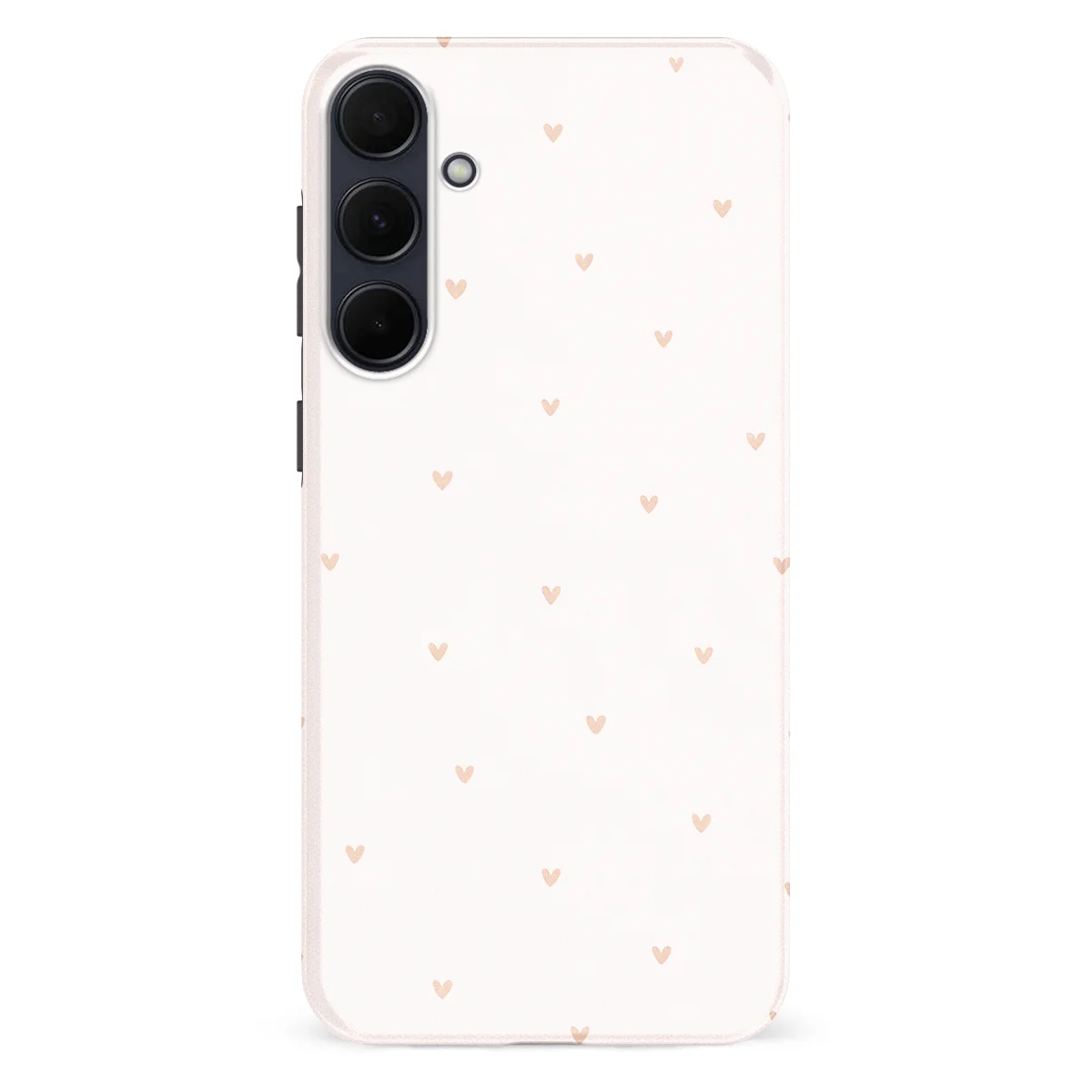 Little Love - Sanded Hearts - Pink case for Galaxy A55 - Image 1