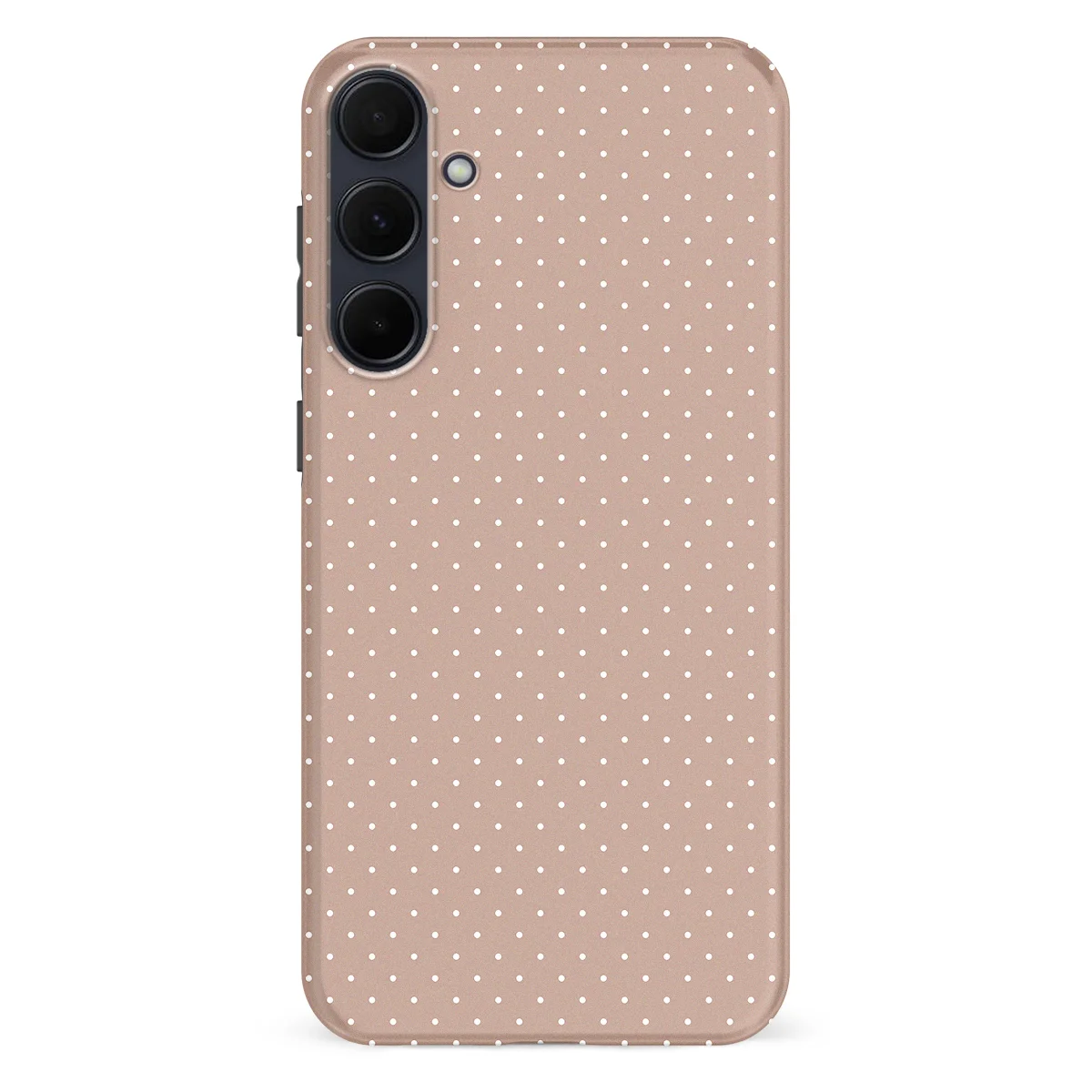Micro Polka - Mocha Confetti - Brown case for Galaxy A55 - Image 1