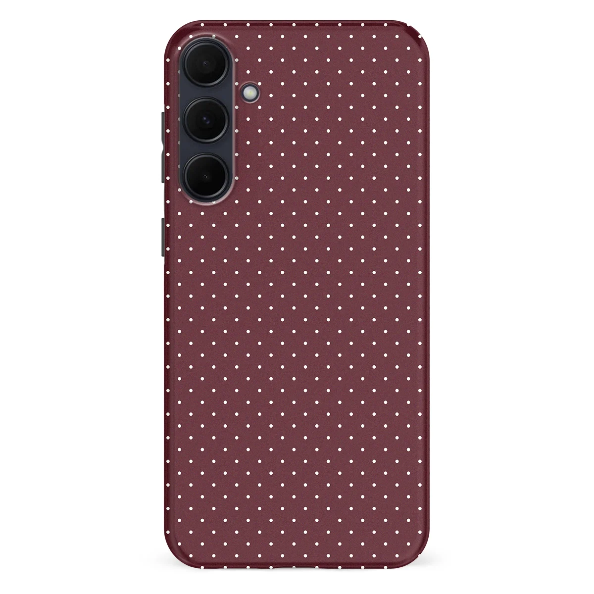Micro Polka - Wine Dots - Red case for Galaxy A55 - Image 1