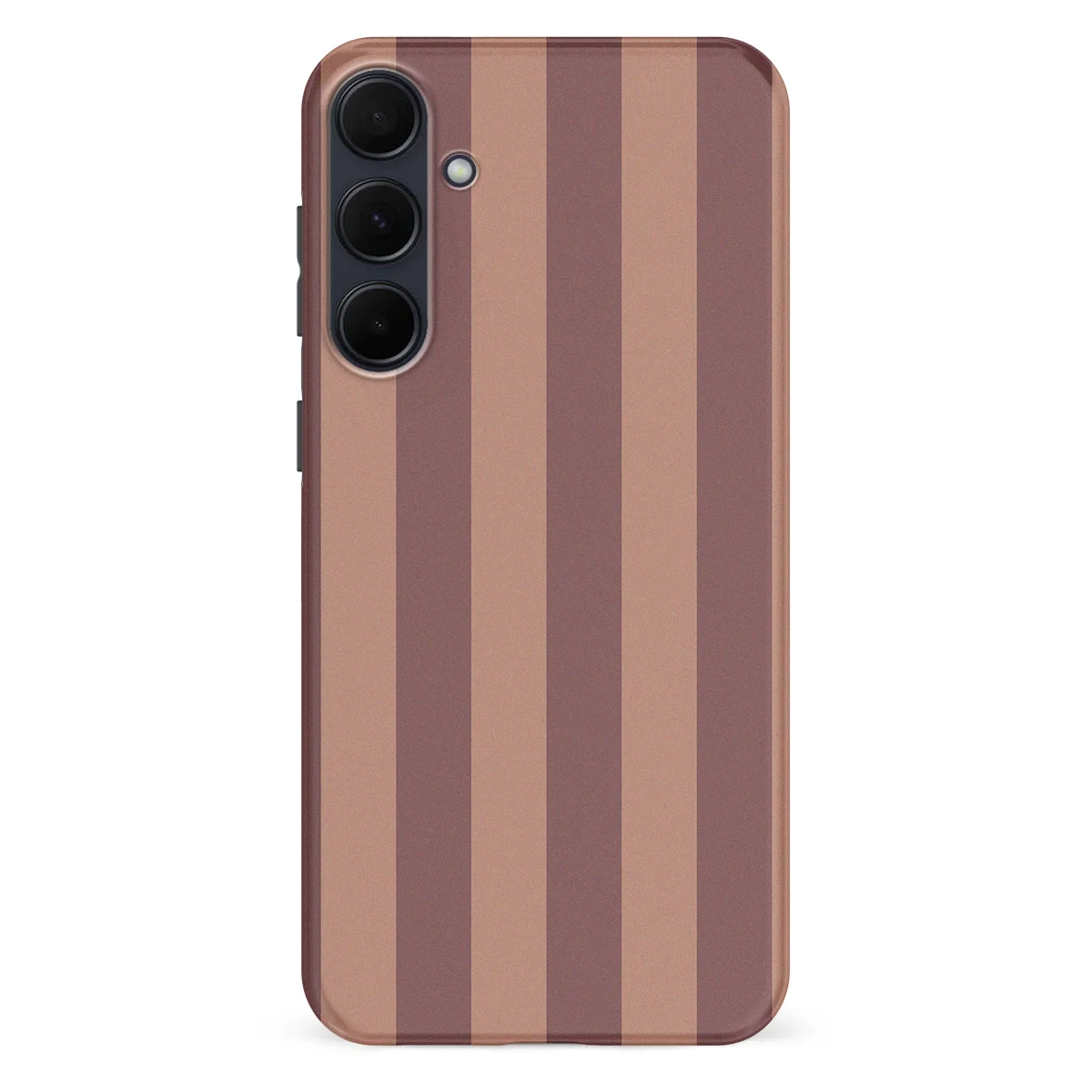 Stripes - Burgundy Rush - Purple/Brown/Multicolor case for Galaxy A55 - Image 1
