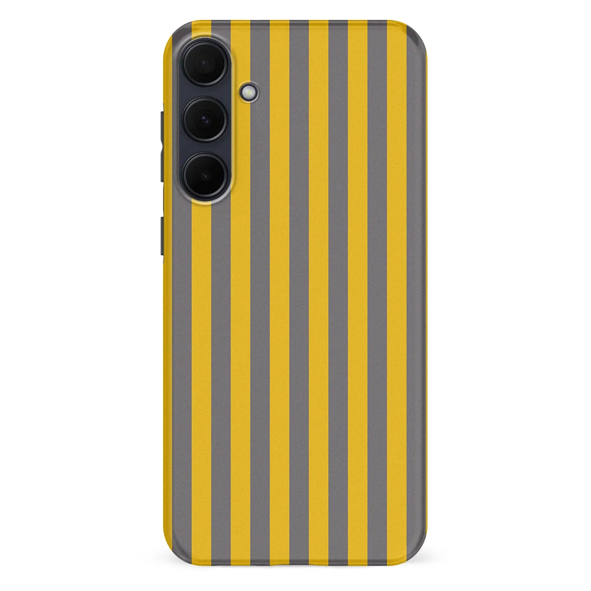 Stripes - Gravel Lane - Yellow/Grey/Multicolor case for Galaxy A55 - Image 1