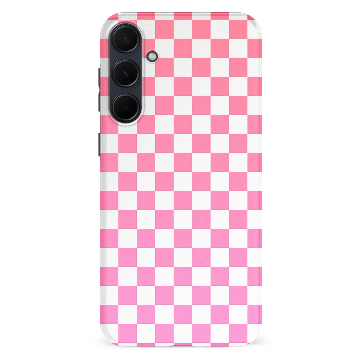 Tiny Squares - Pink Pop Grid - Pink/White/Multicolor case for Galaxy A55 - Image 1