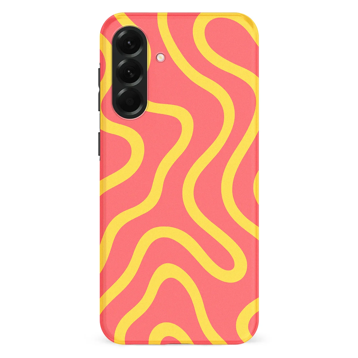 Curvy Lines - Sunburst Drift - Pink/Yellow case for Galaxy A56 - Image 1