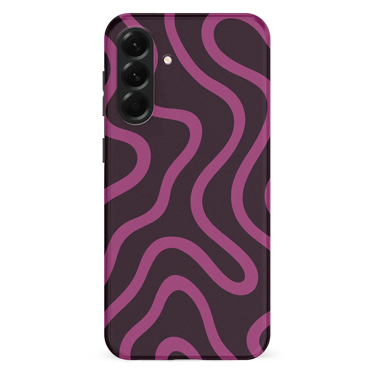 Curvy Lines - Velvet Mood - Purple/Pink case for Galaxy A56 - Image 1