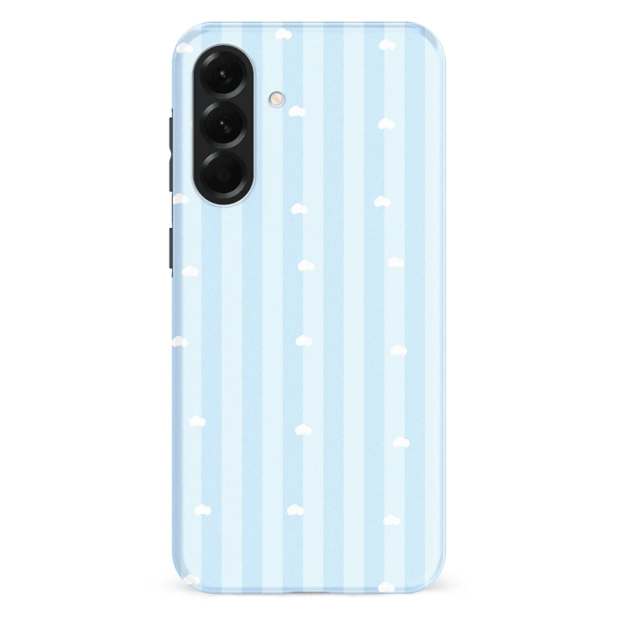 Happy Stripes - Cotton Sky - Blue case for Galaxy A56 - Image 1