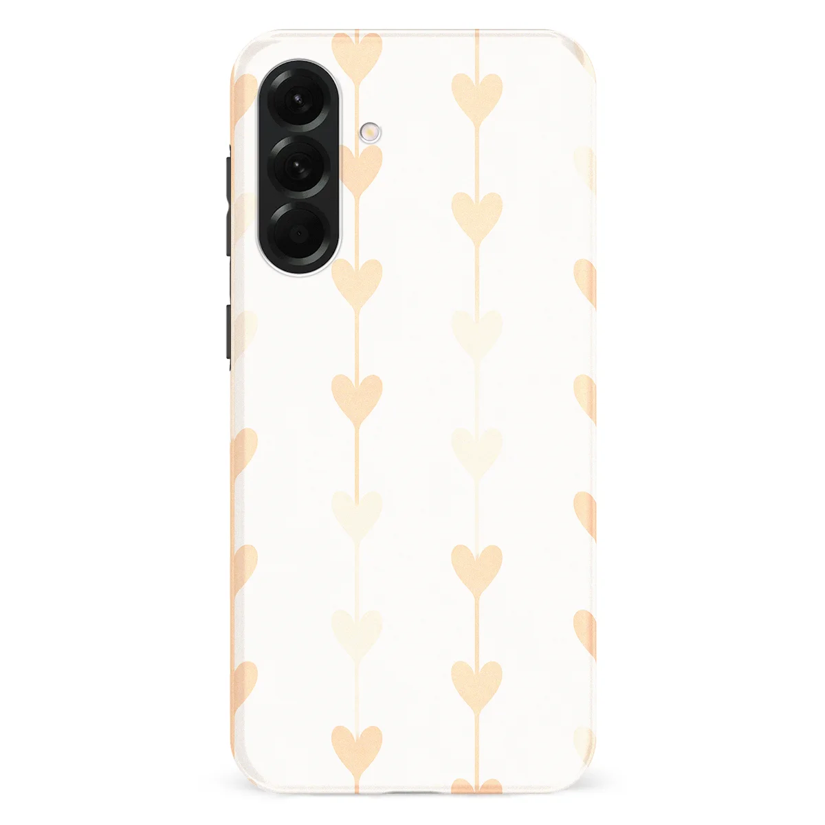 Little Love - Vertical Hearts - Pink/Multicolor case for Galaxy A56 - Image 1