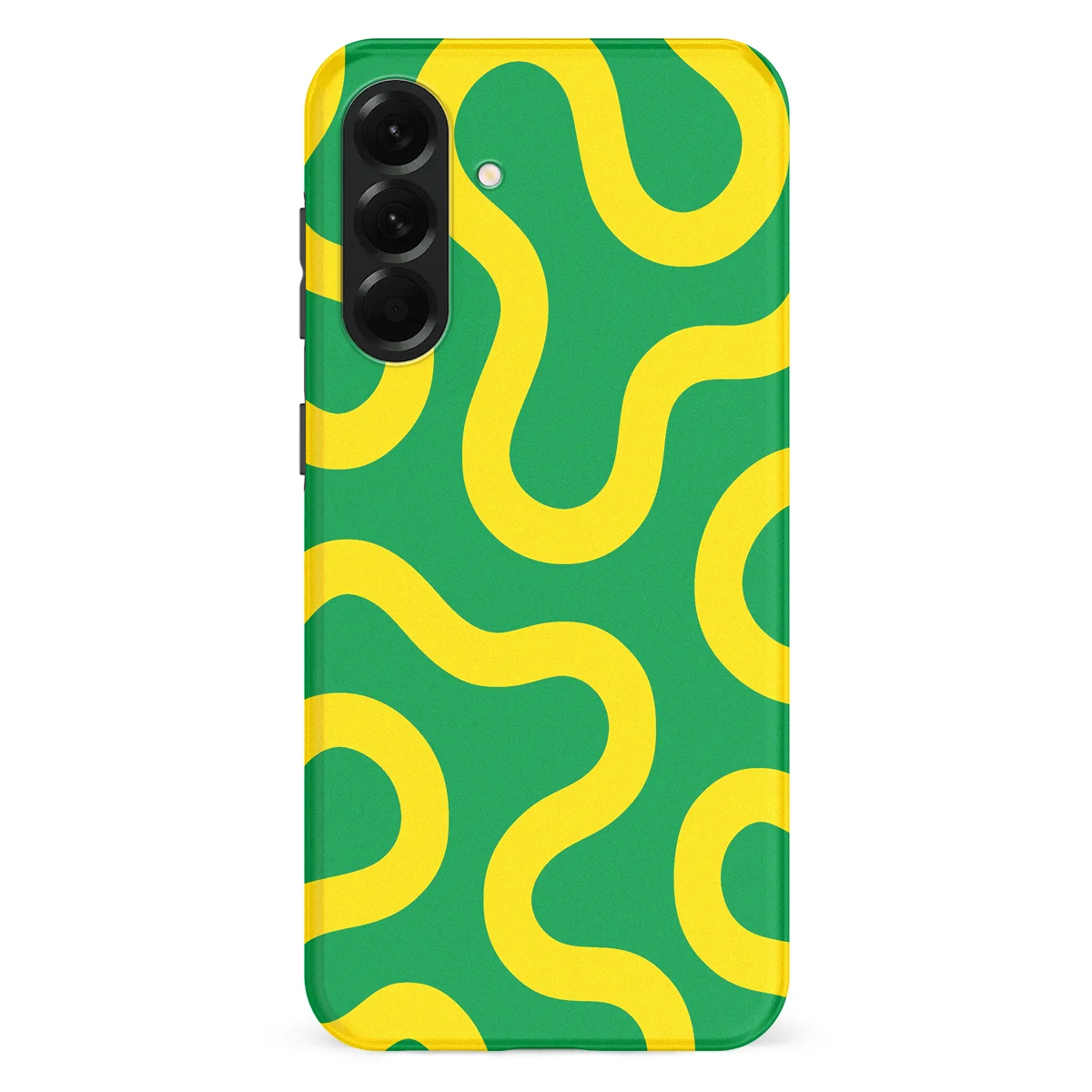 Motion Flow - Reggae Flow - Green/Yellow case for Galaxy A56 - Image 1