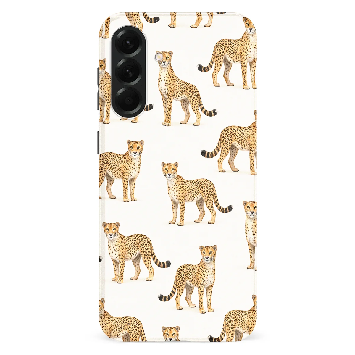 Safari - Cheetah - White/Yellow case for Galaxy A56 - Image 1