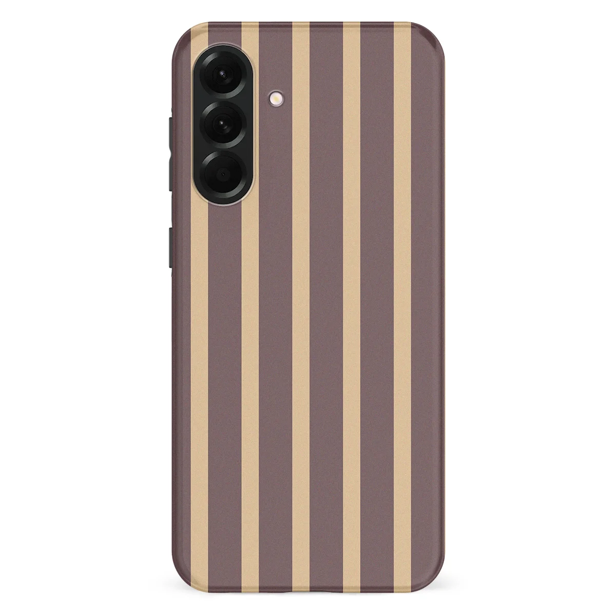Stripes - Velvet Praline - Purple/Brown/Multicolor case for Galaxy A56 - Image 1
