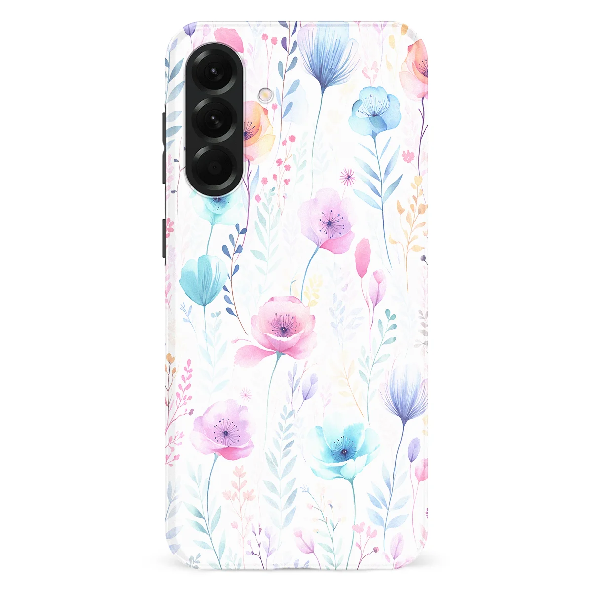 Watercolor Flowers - Blooming Dream - Blue/Purple/Multicolor case for Galaxy A56 - Image 1