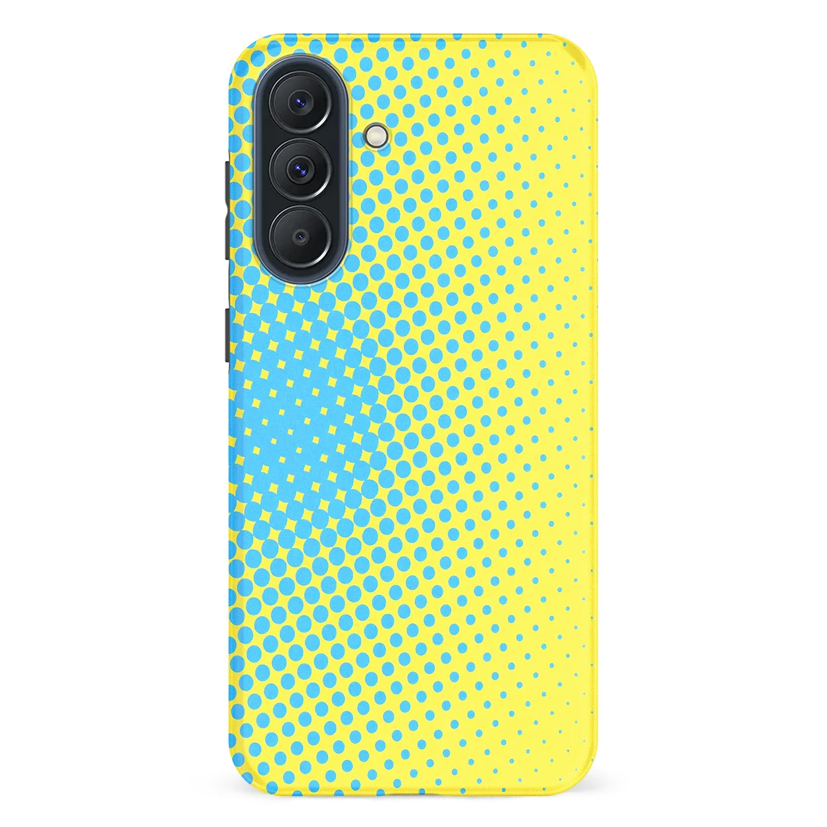 Color Burst - Lemon Pop - Yellow/Blue/Multicolor case for Galaxy A57 - Image 1