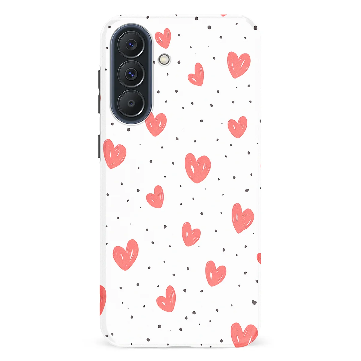Little Love - Cherry Hearts - White/Red/Multicolor case for Galaxy A57 - Image 1