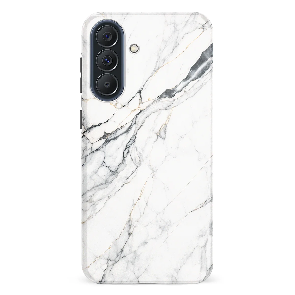 Marble Moods - Classic White Marble - White case for Galaxy A57 - Image 1