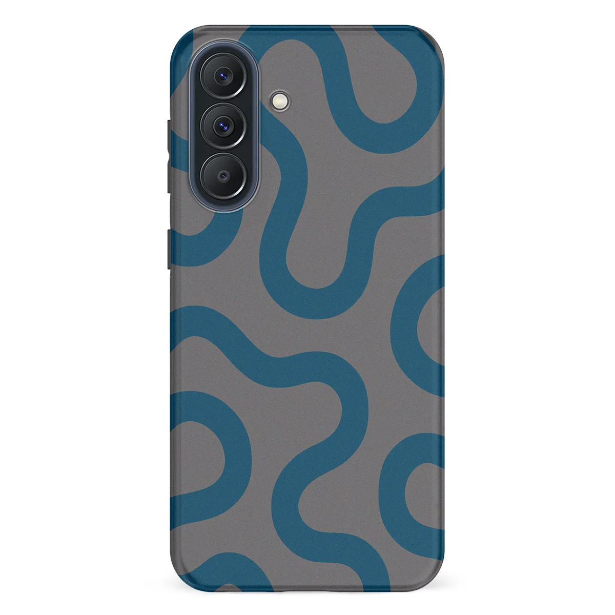 Motion Flow - Shadow Waves - Grey/Blue case for Galaxy A57 - Image 1