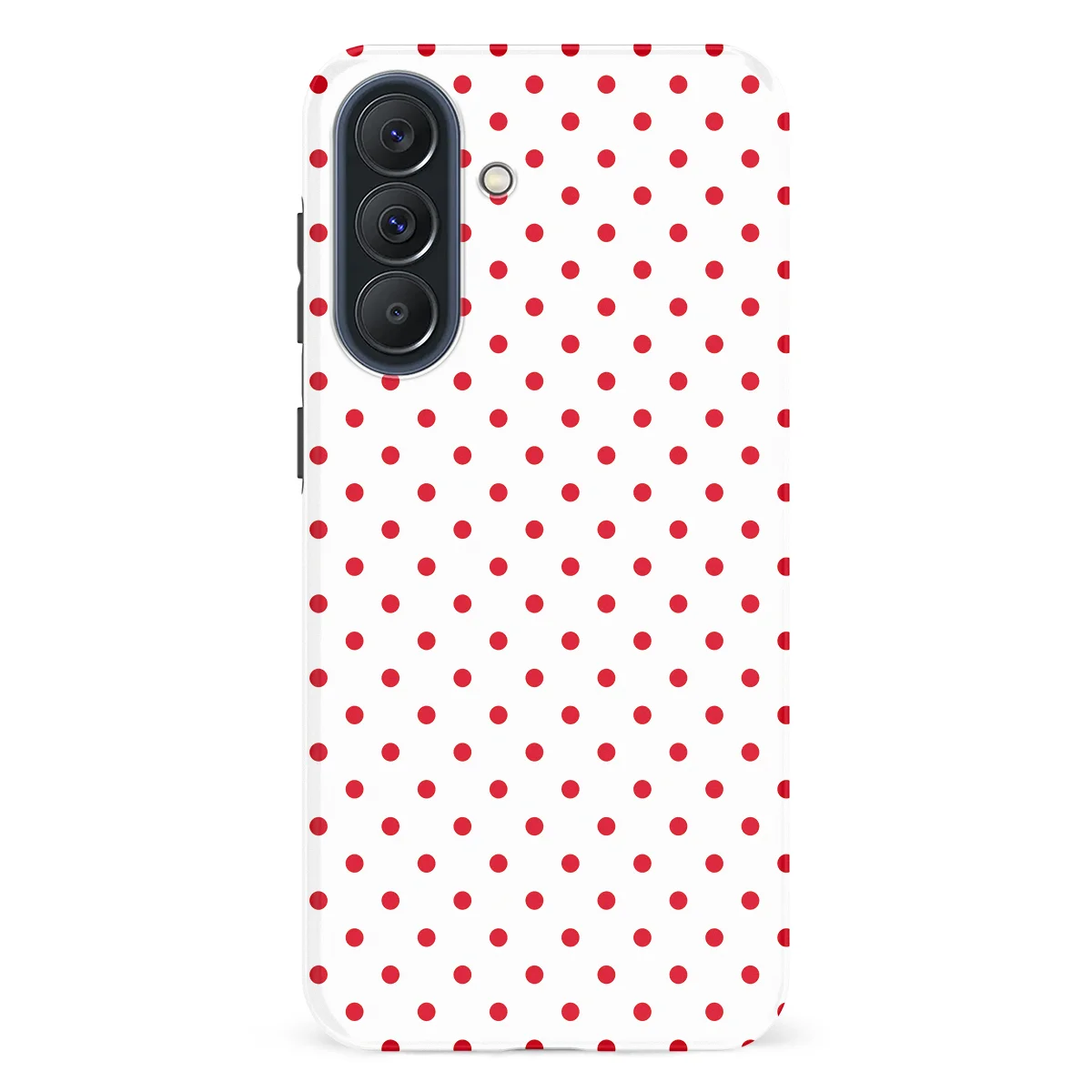 Polka Dots - Cherry Dots - White/Red for Galaxy A57