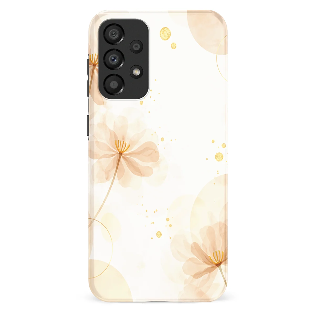 Bloom Collection - Golden Blush - Beige/White/Multicolor case for Galaxy A33 - Image 1