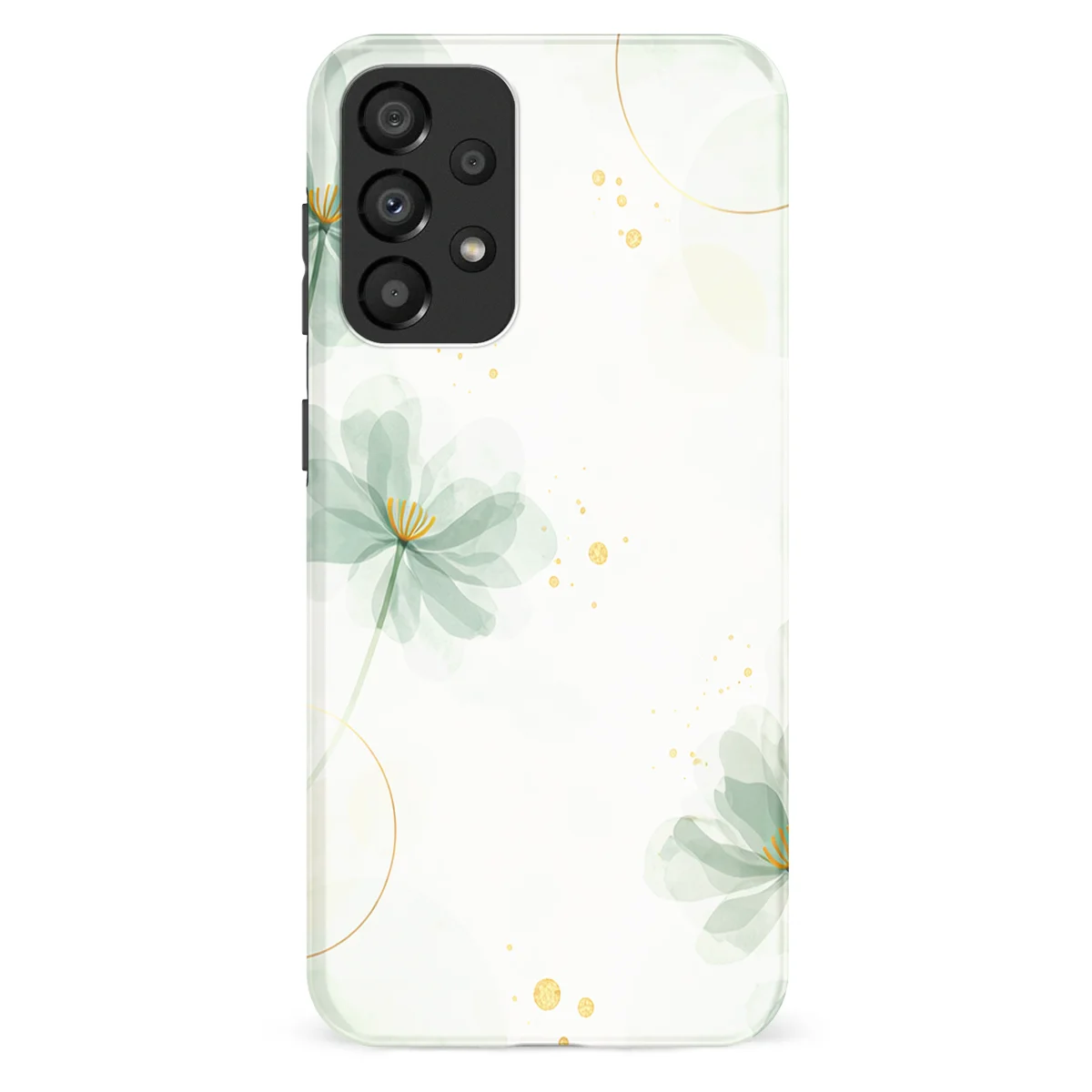 Bloom Collection - Soft Sage Floral - Green/White/Multicolor case for Galaxy A33 - Image 1