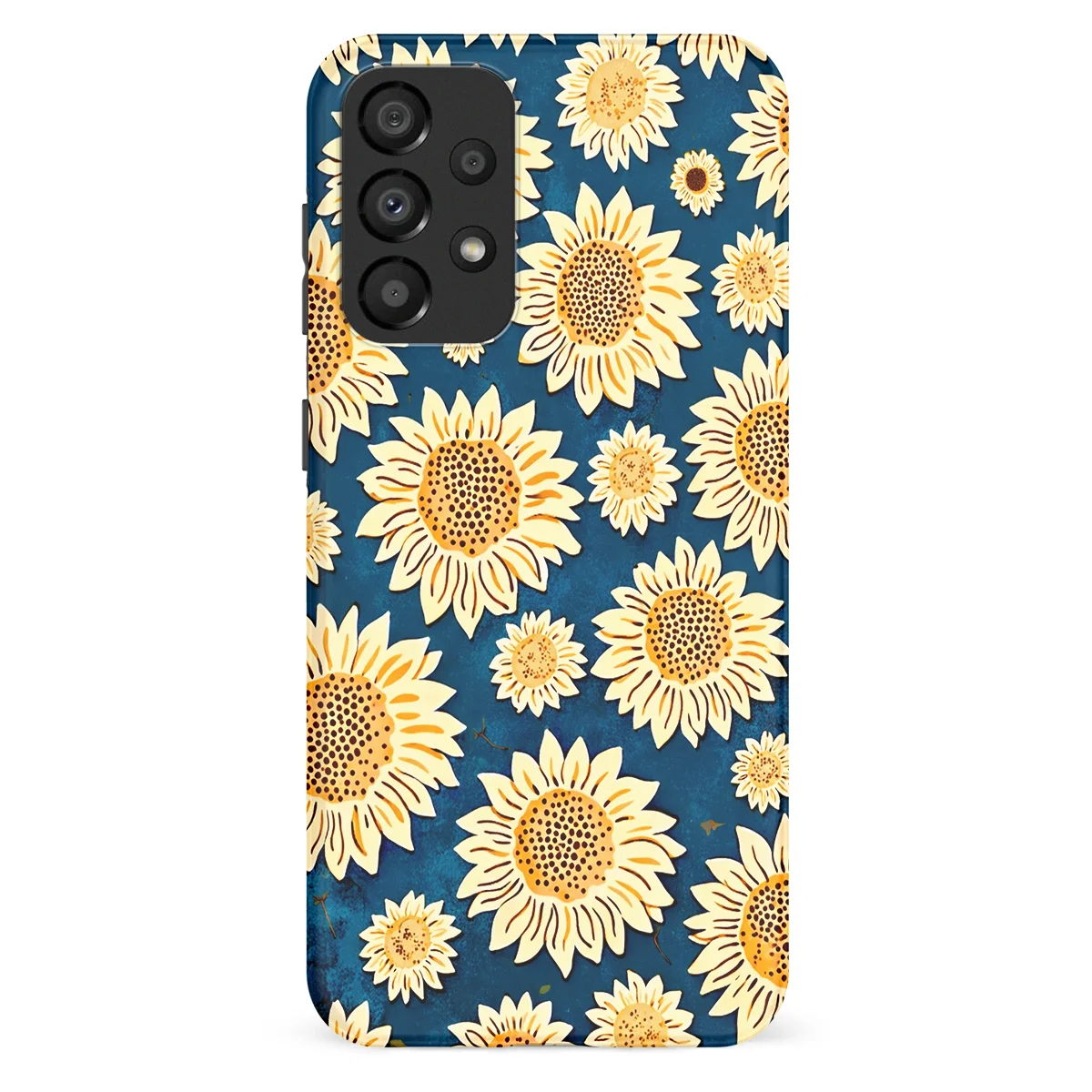 Bloom Collection - Sunflower Sky - Blue/Yellow/Multicolor case for Galaxy A33 - Image 1