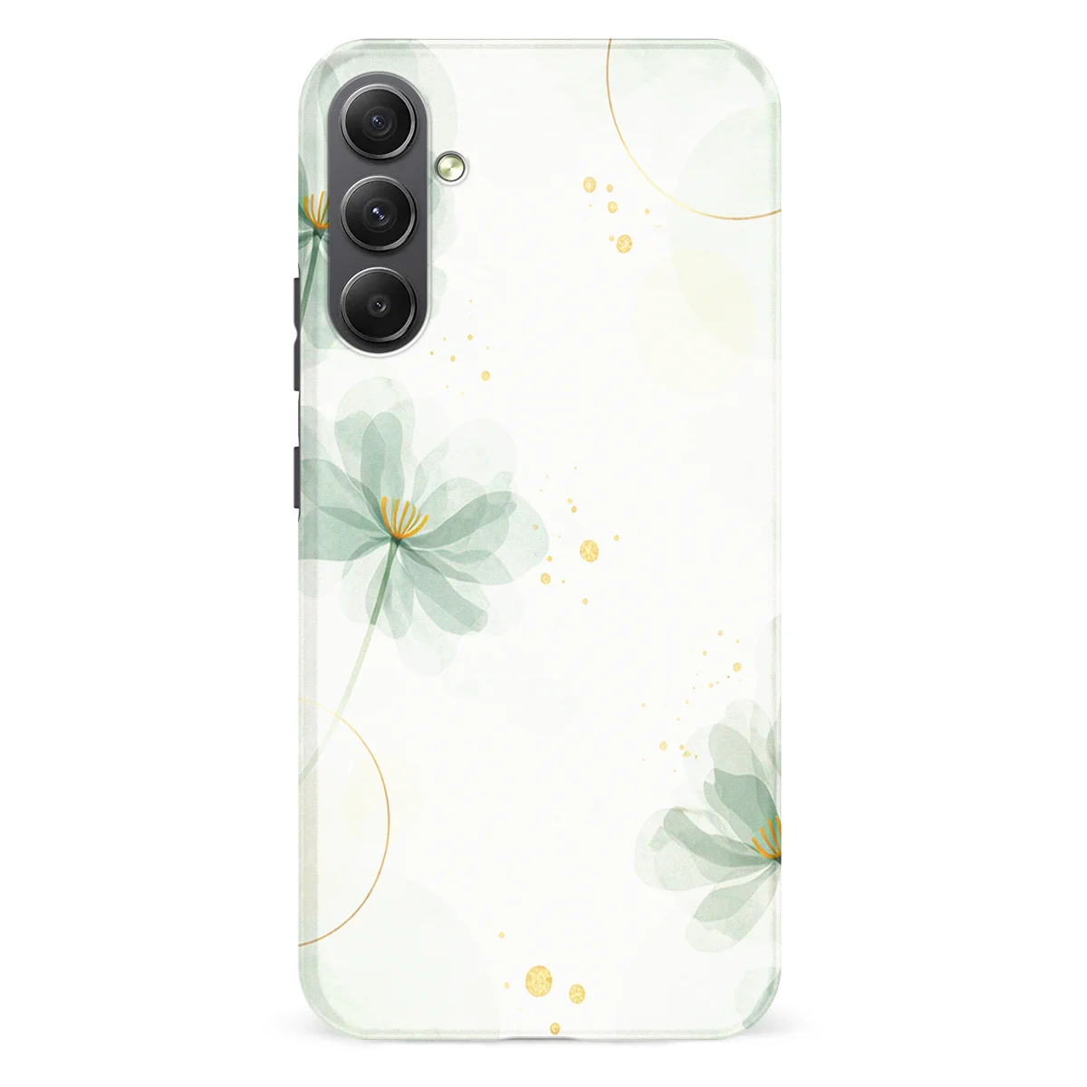 Bloom Collection - Soft Sage Floral - Green/White/Multicolor case for Galaxy A34 - Image 1