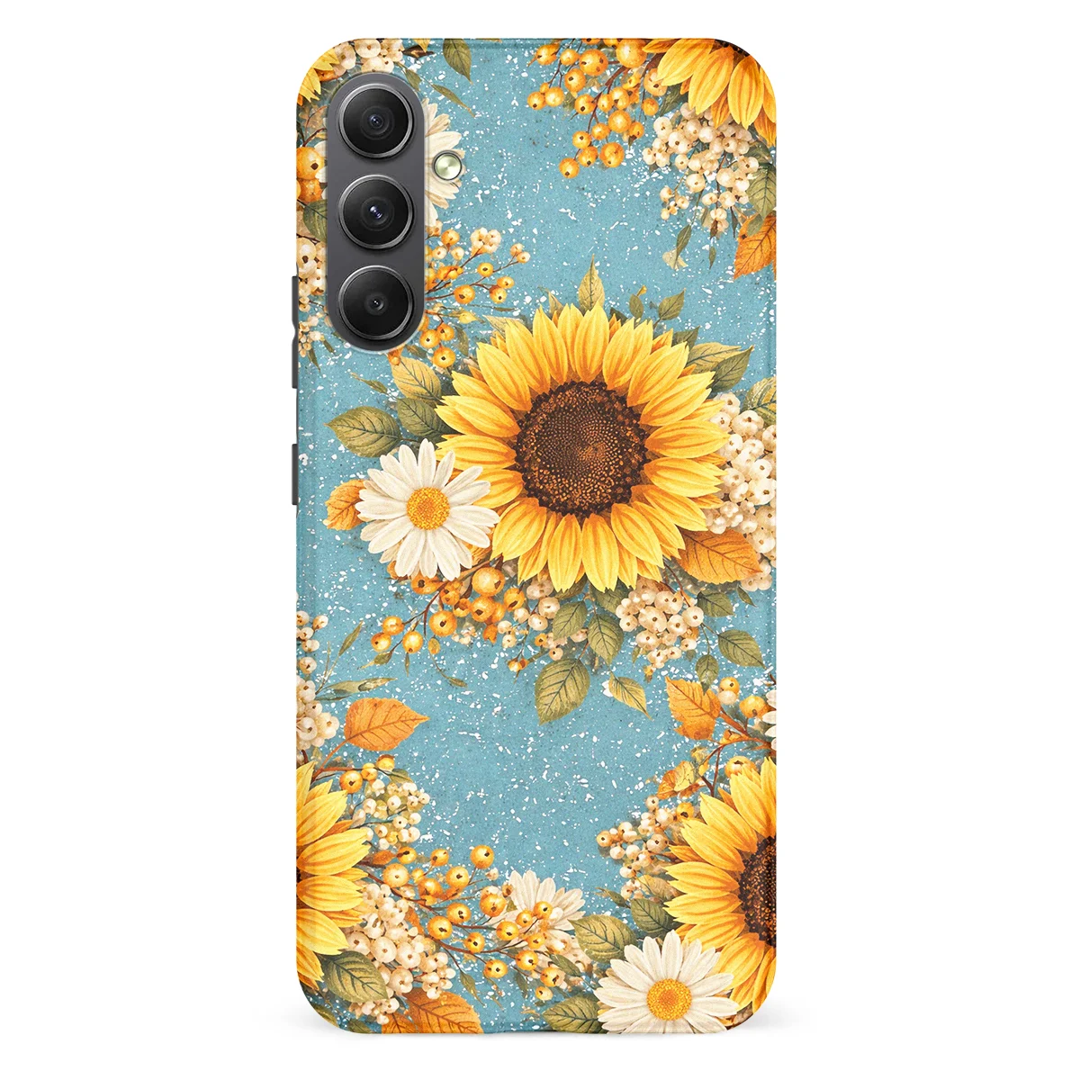 Bloom Collection - Sunflower Garden - Yellow/Multicolor case for Galaxy A34 - Image 1