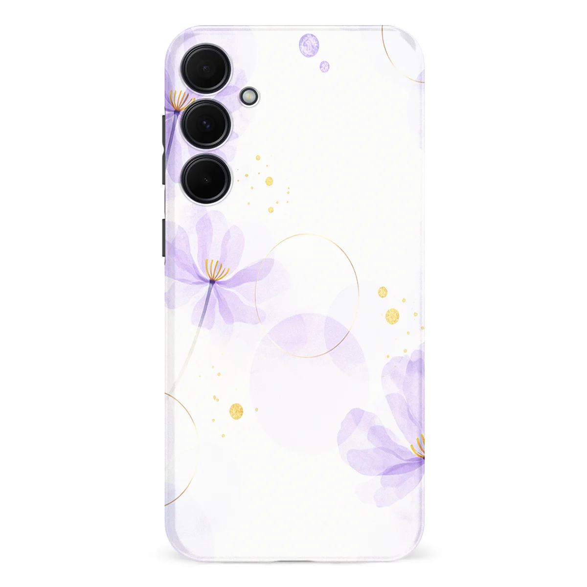 Bloom Collection - Lavender Petals - Purple/Multicolor case for Galaxy A35 - Image 1