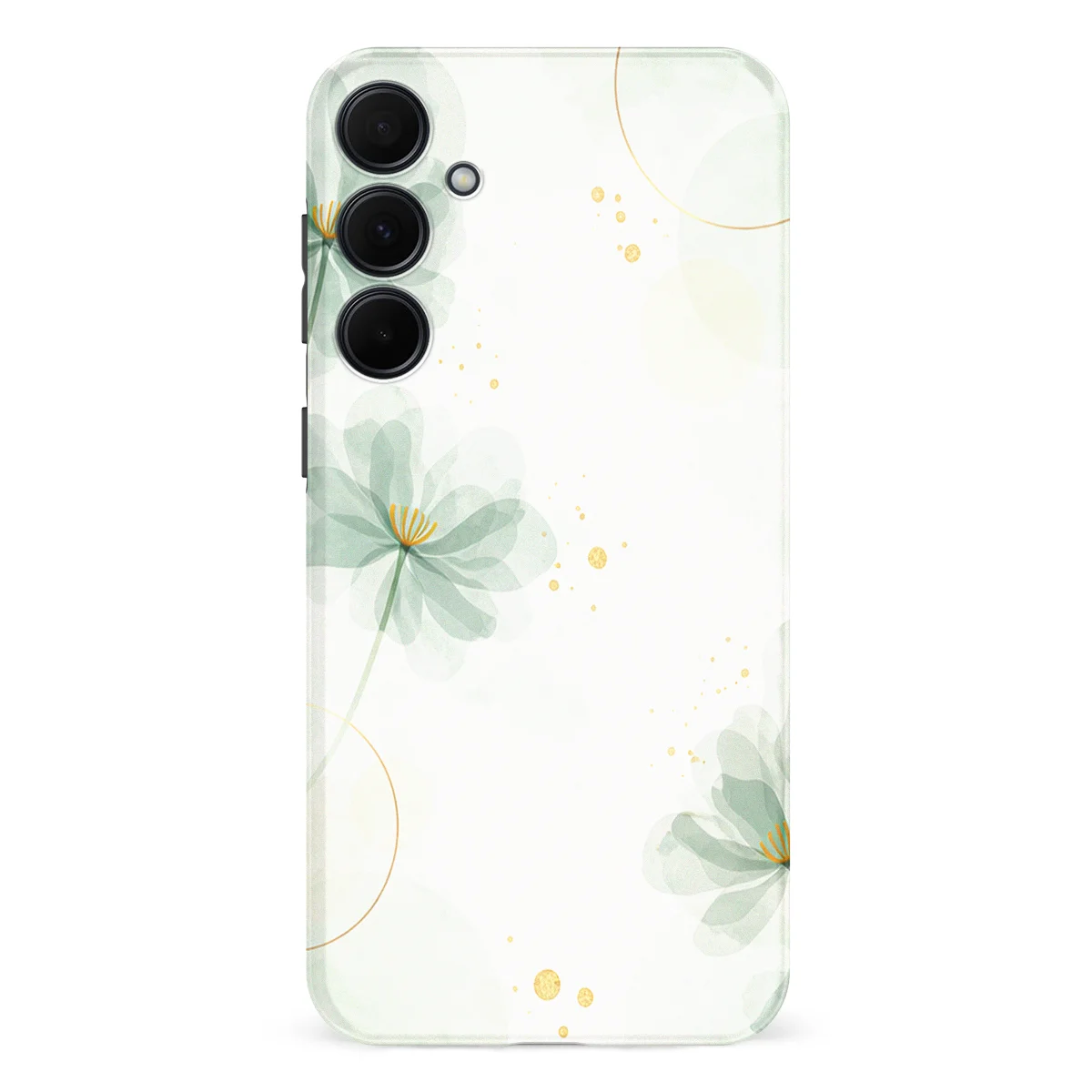 Bloom Collection - Soft Sage Floral - Green/White/Multicolor case for Galaxy A35 - Image 1