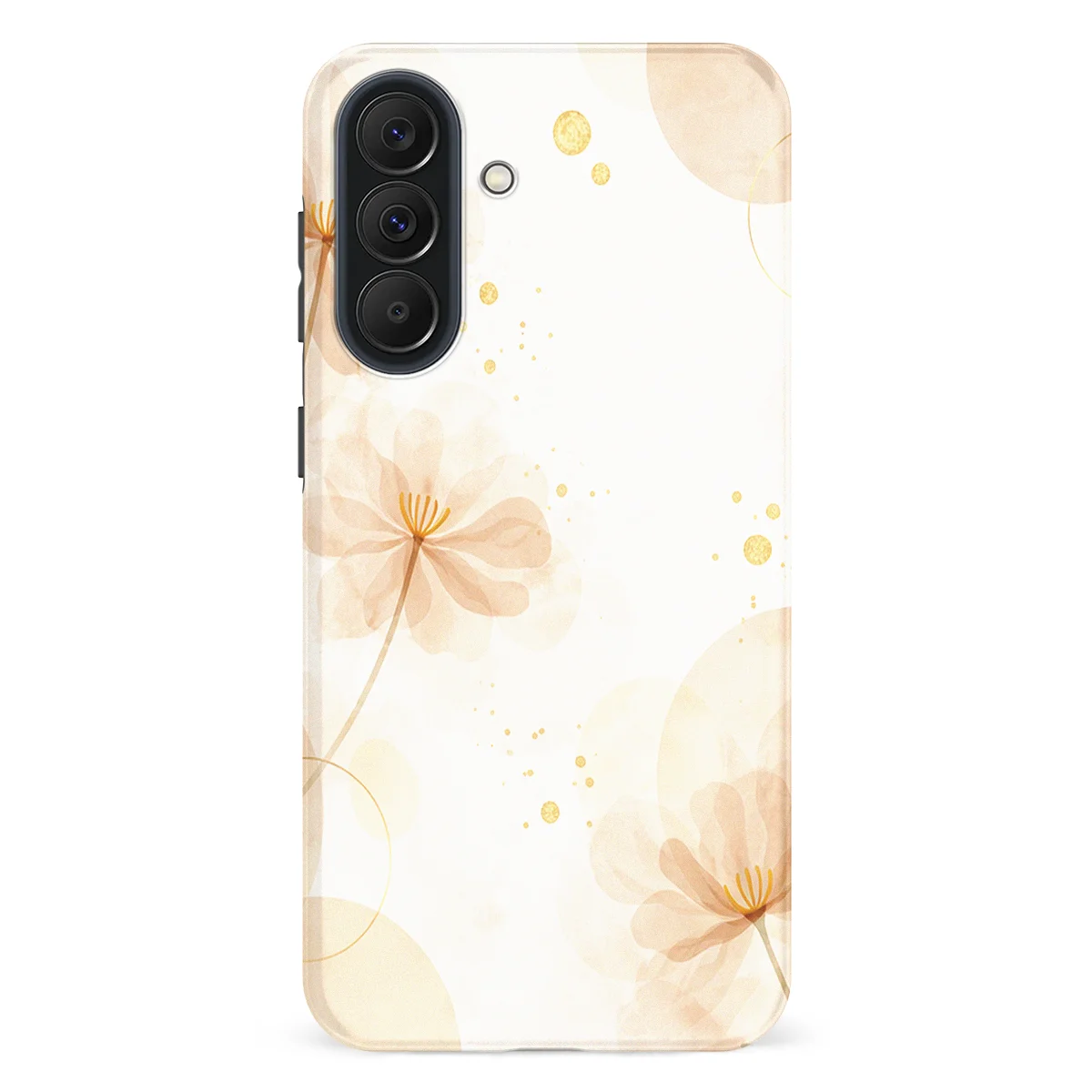 Bloom Collection - Golden Blush - Beige/White/Multicolor case for Galaxy A37 - Image 1